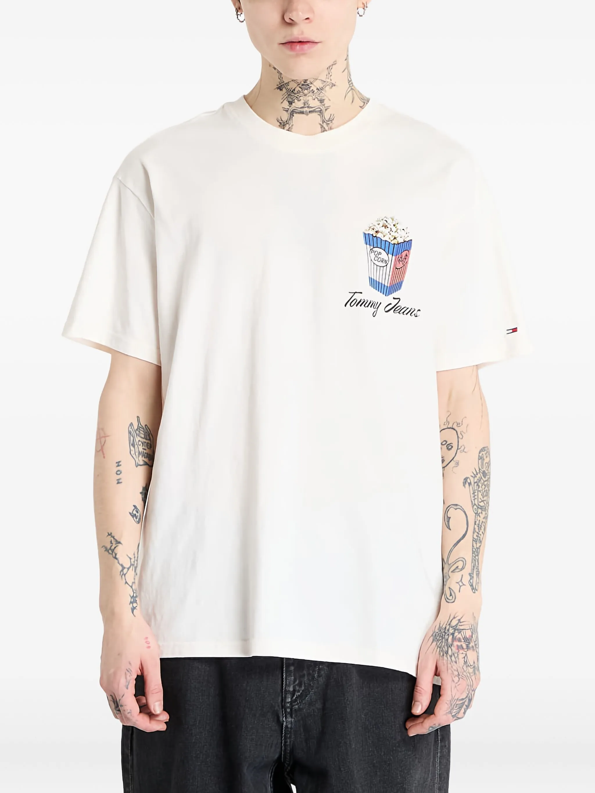 Футболка с круглым вырезом Tommy Jeans, белый
Футболка с круглым вырезом Tommy Jeans, белый
