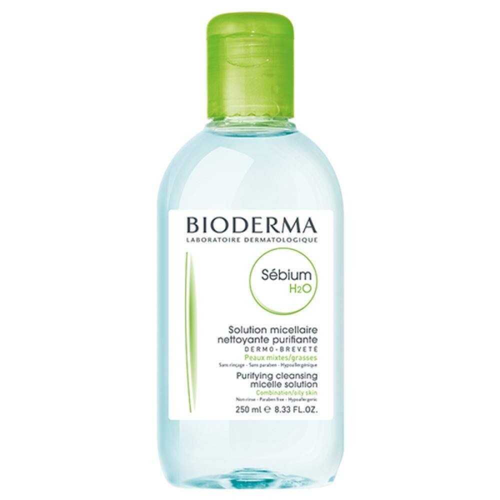 Bioderma, Sebium H2O, мицеллярная вода для жирной и комбинированной кожи, 250 мл 
Bioderma, Sebium H2O, мицеллярная вода для жирной и комбинированной кожи, 250 мл