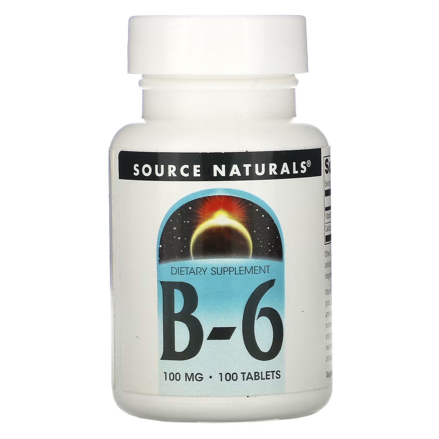 Source Naturals Витамин B6 100 мг, 100 таблеток
Source Naturals Витамин B6 100 мг, 100 таблеток