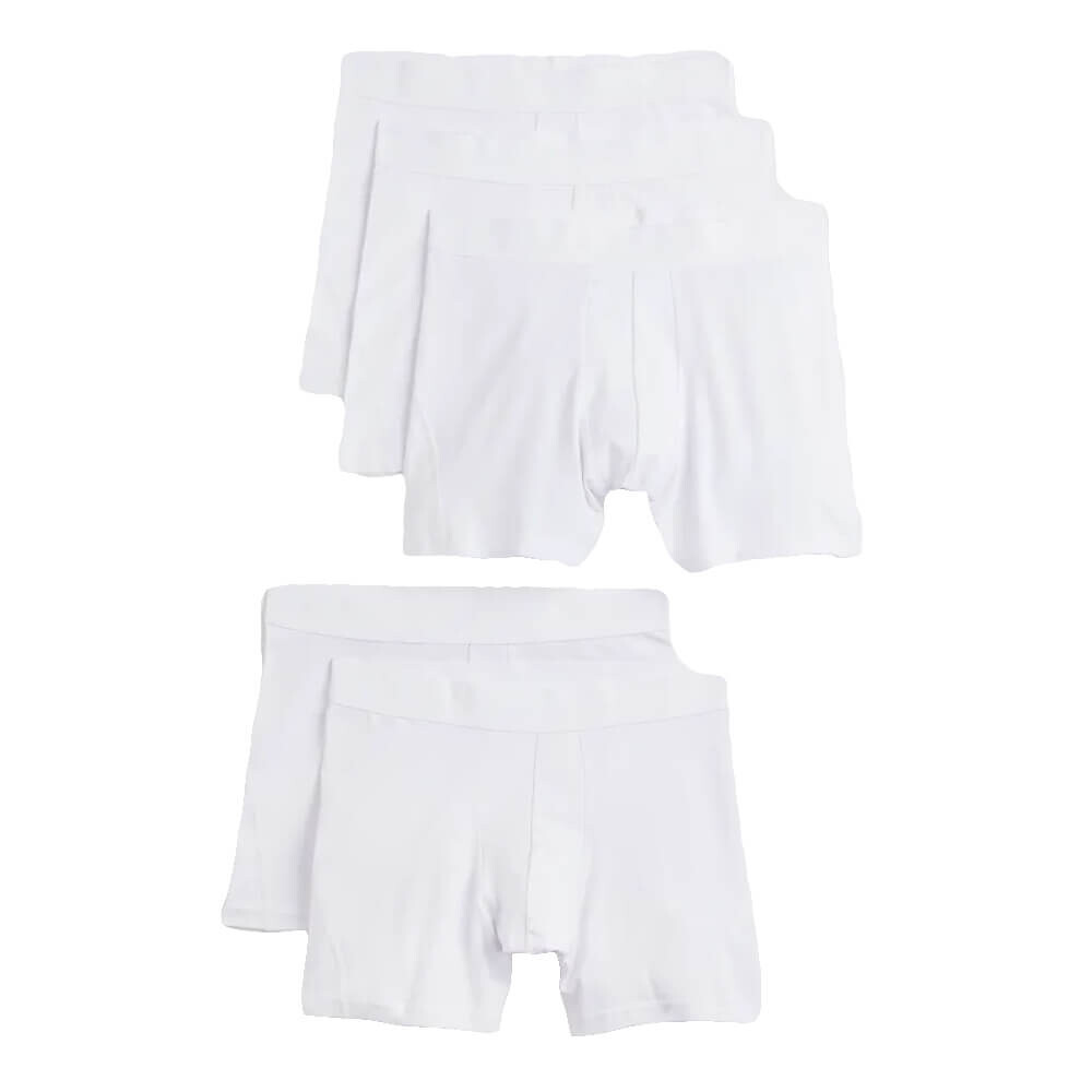 Набор базовых трусов-боксеров H&M, 5 предметов, белый
Набор базовых трусов-боксеров H&M, 5 предметов, белый