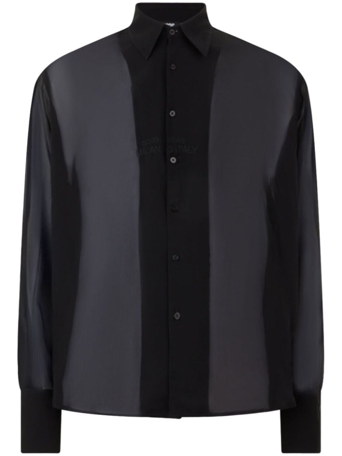 Рубашка GCDS из жоржета, черный
Рубашка GCDS из жоржета, черный