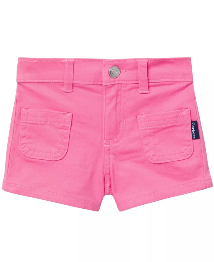Шорты для девочек из твила Gerber, розовый
Шорты для девочек из твила Gerber, розовый