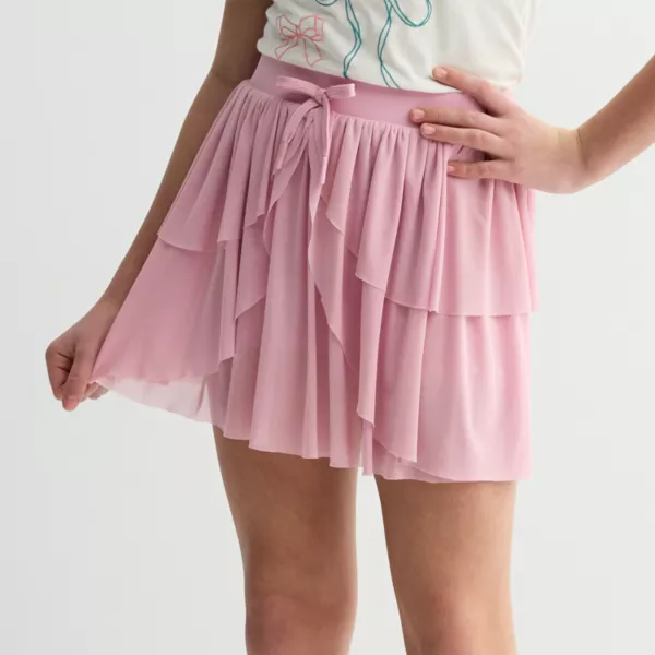 Юбка-бабочка из сетки для девочек 7-16 лет Rewind, цвет dusty rose 
Юбка-бабочка из сетки для девочек 7-16 лет Rewind, цвет dusty rose