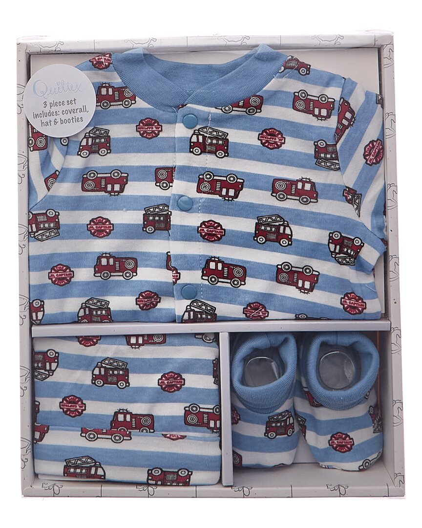Набор для новорожденного Quiltex Jr Fire Captain из 3 предметов, синий
Набор для новорожденного Quiltex Jr Fire Captain из 3 предметов, синий