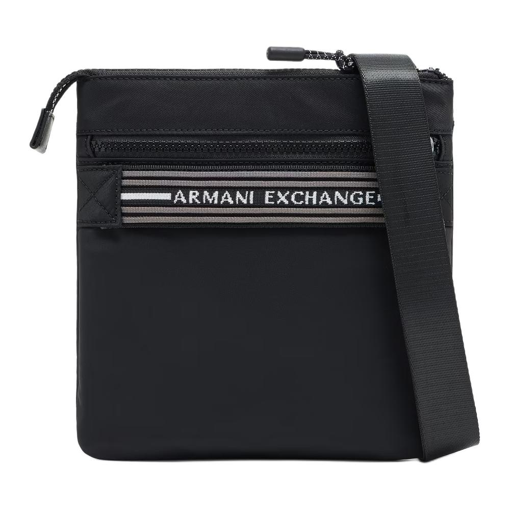 ARMANI EXCHANGE Мужская черная сумка через плечо из полиамида, Black
ARMANI EXCHANGE Мужская черная сумка через плечо из полиамида, Black