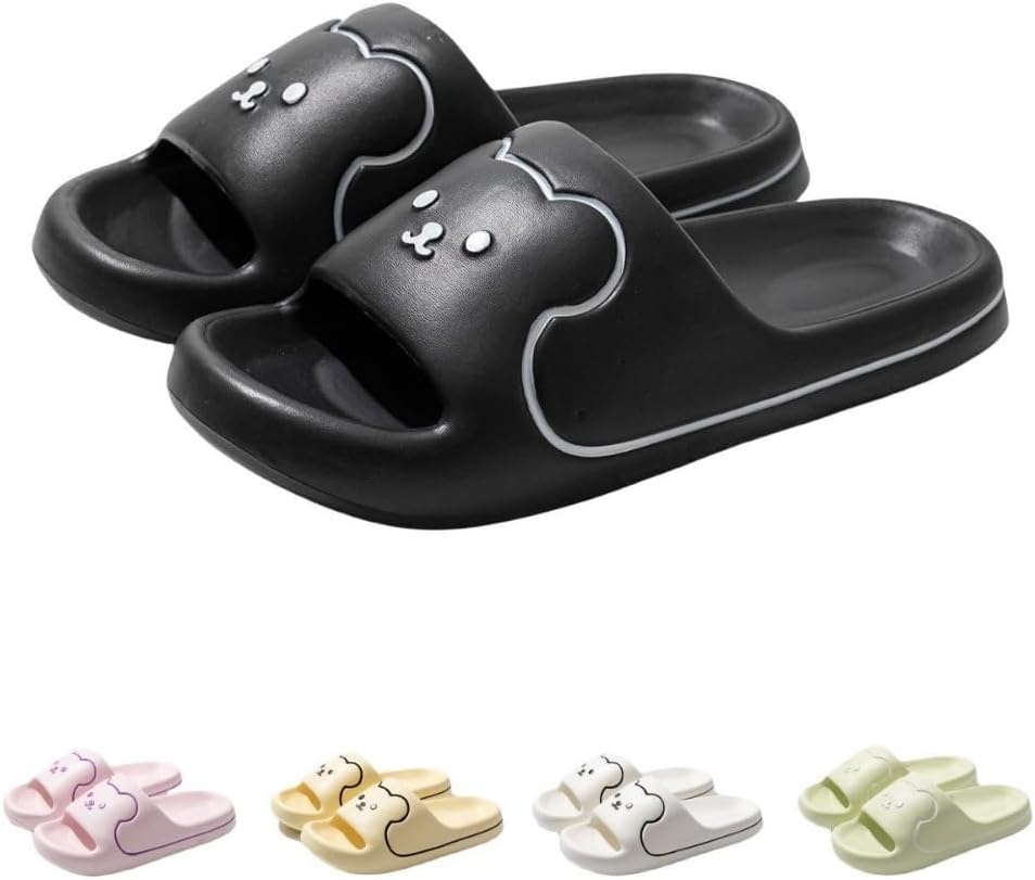 Милые шлепанцы с медвежонком для женщин Albiva, черный
Милые шлепанцы с медвежонком для женщин Albiva, черный