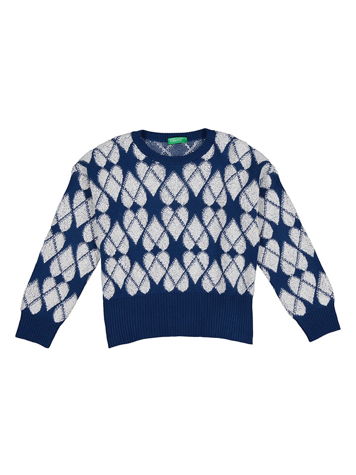 Свитер Benetton, темно-синий/белый
Свитер Benetton, темно-синий/белый