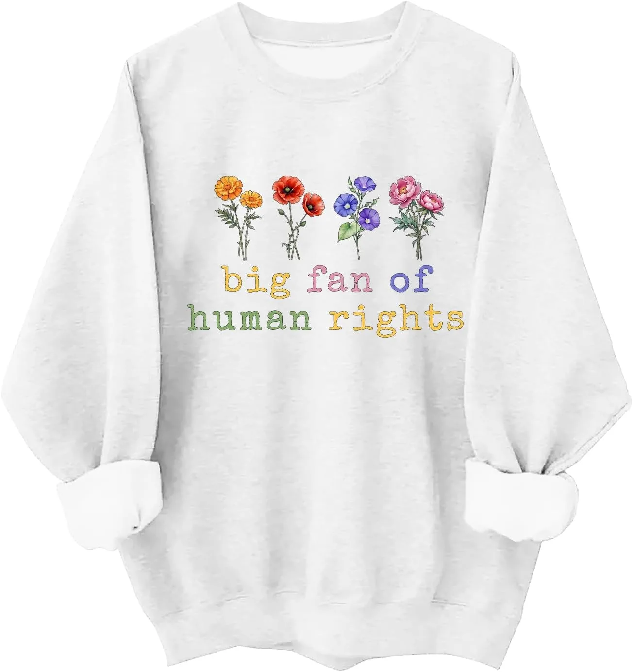 Толстовка с принтом "Big Fan of Human Rights" Racsea
Толстовка с принтом "Big Fan of Human Rights" Racsea