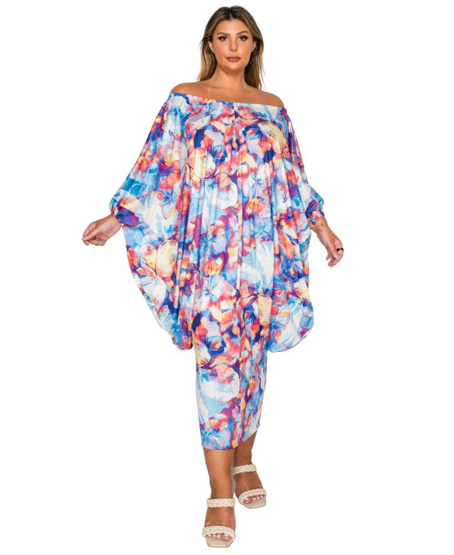 Платье Halle больших размеров с открытыми плечами и зауженным низом L I V D, Blue lt
Платье Halle больших размеров с открытыми плечами и зауженным низом L I V D, Blue lt