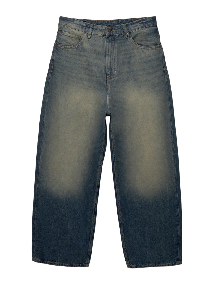 Джинсы с широкими штанинами Pull&Bear, синий
Джинсы с широкими штанинами Pull&Bear, синий