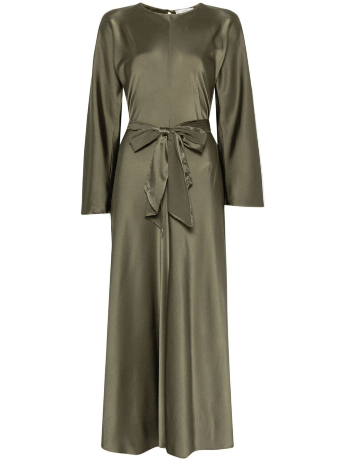 Forte Forte атласное платье миди, зеленый 
Forte Forte атласное платье миди, зеленый