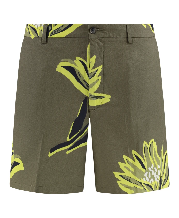 Хлопковые шорты-бермуды Hugo, зеленый
Хлопковые шорты-бермуды Hugo, зеленый