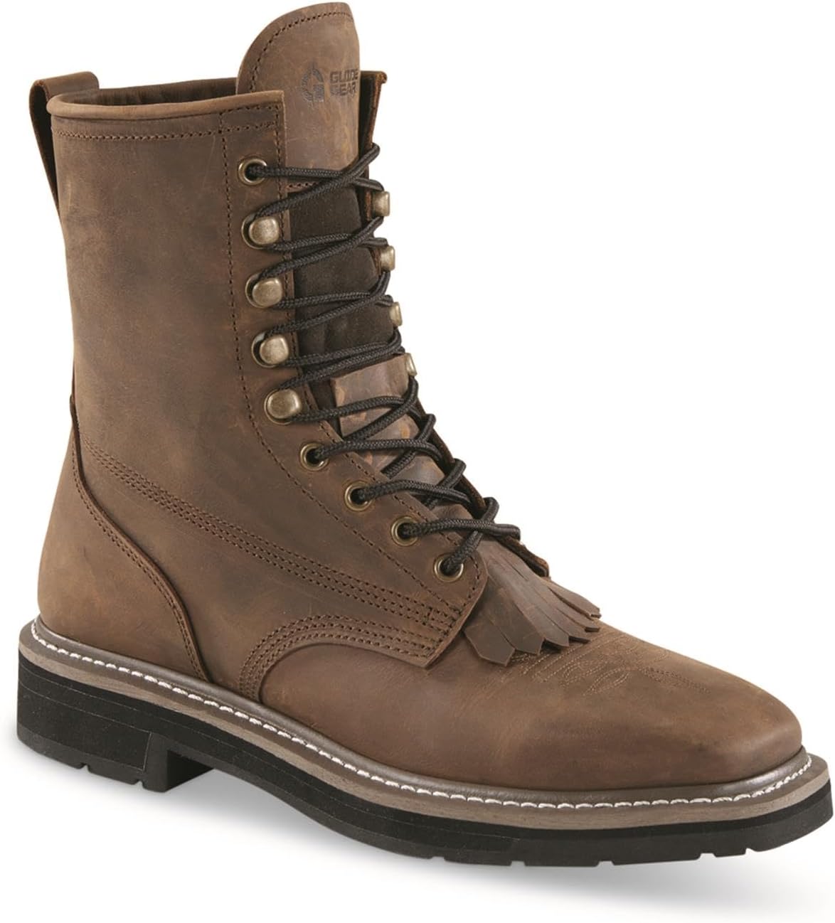 Мужские ботинки Guide Gear Western 2.0 с шнуровкой; кожаный верх, резиновая подошва, коричневый
Мужские ботинки Guide Gear Western 2.0 с шнуровкой; кожаный верх, резиновая подошва, коричневый