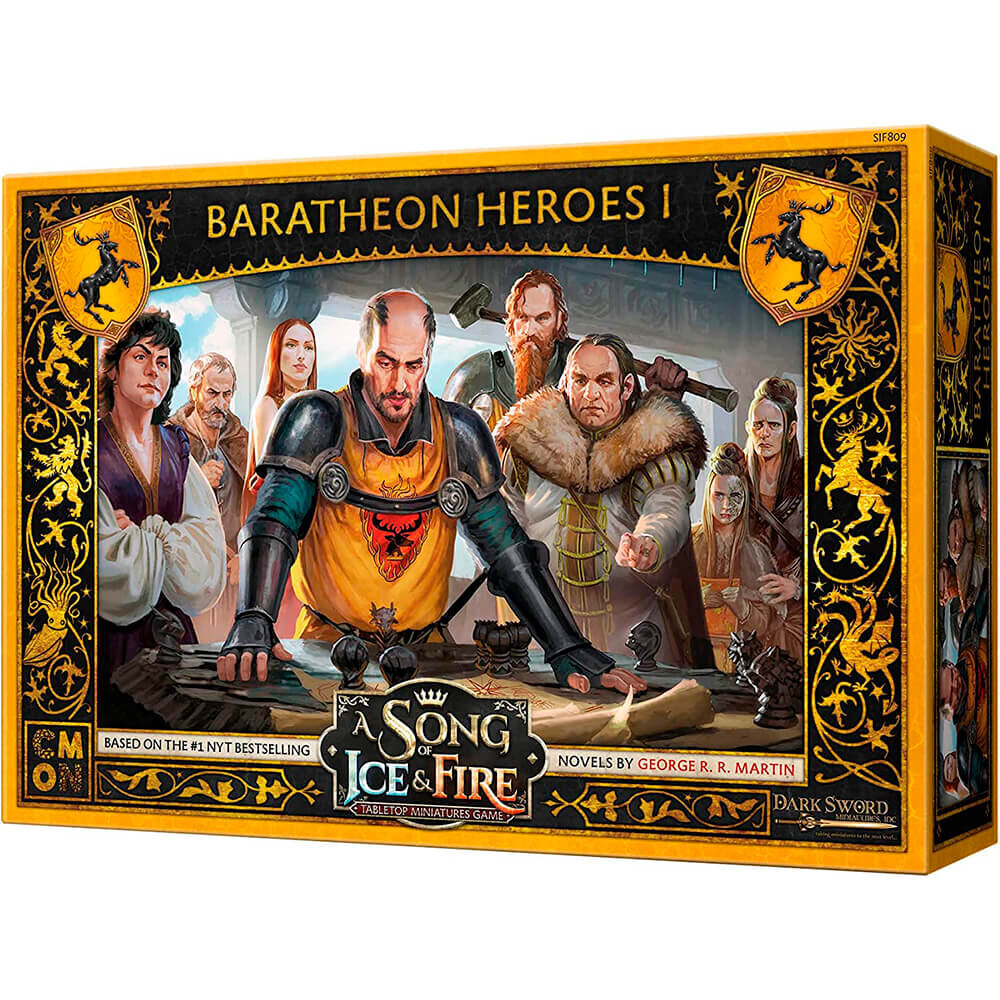 Дополнительный набор к CMON A Song of Ice and Fire Tabletop Miniatures Game, Baratheon Heroes I
Дополнительный набор к CMON A Song of Ice and Fire Tabletop Miniatures Game, Baratheon Heroes I