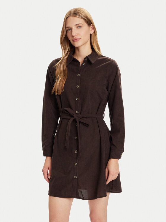 Платье-рубашка regular fit Elly 10334288 Vero Moda, коричневый
Платье-рубашка regular fit Elly 10334288 Vero Moda, коричневый
