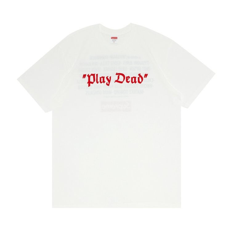 Футболка Supreme Play Dead Tee 'White', белый
Футболка Supreme Play Dead Tee 'White', белый