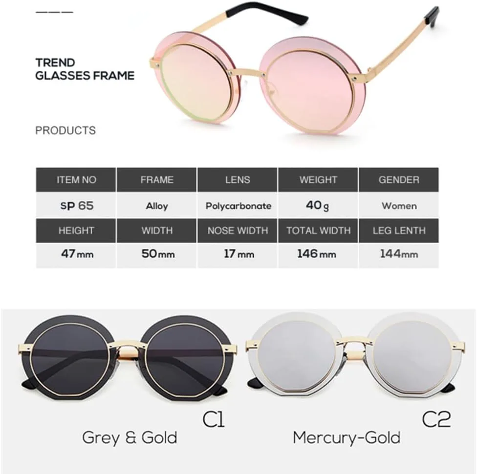 Большие круглые солнцезащитные очки для женщин и мужчин, ретро-солнцезащитные очки с зеркальными линзами, солнцезащитные очки с двойными линзами generic, C1-24132
Большие круглые солнцезащитные очки для женщин и мужчин, ретро-солнцезащитные очки с зеркальными линзами, солнцезащитные очки с двойными линзами generic, C1-24132