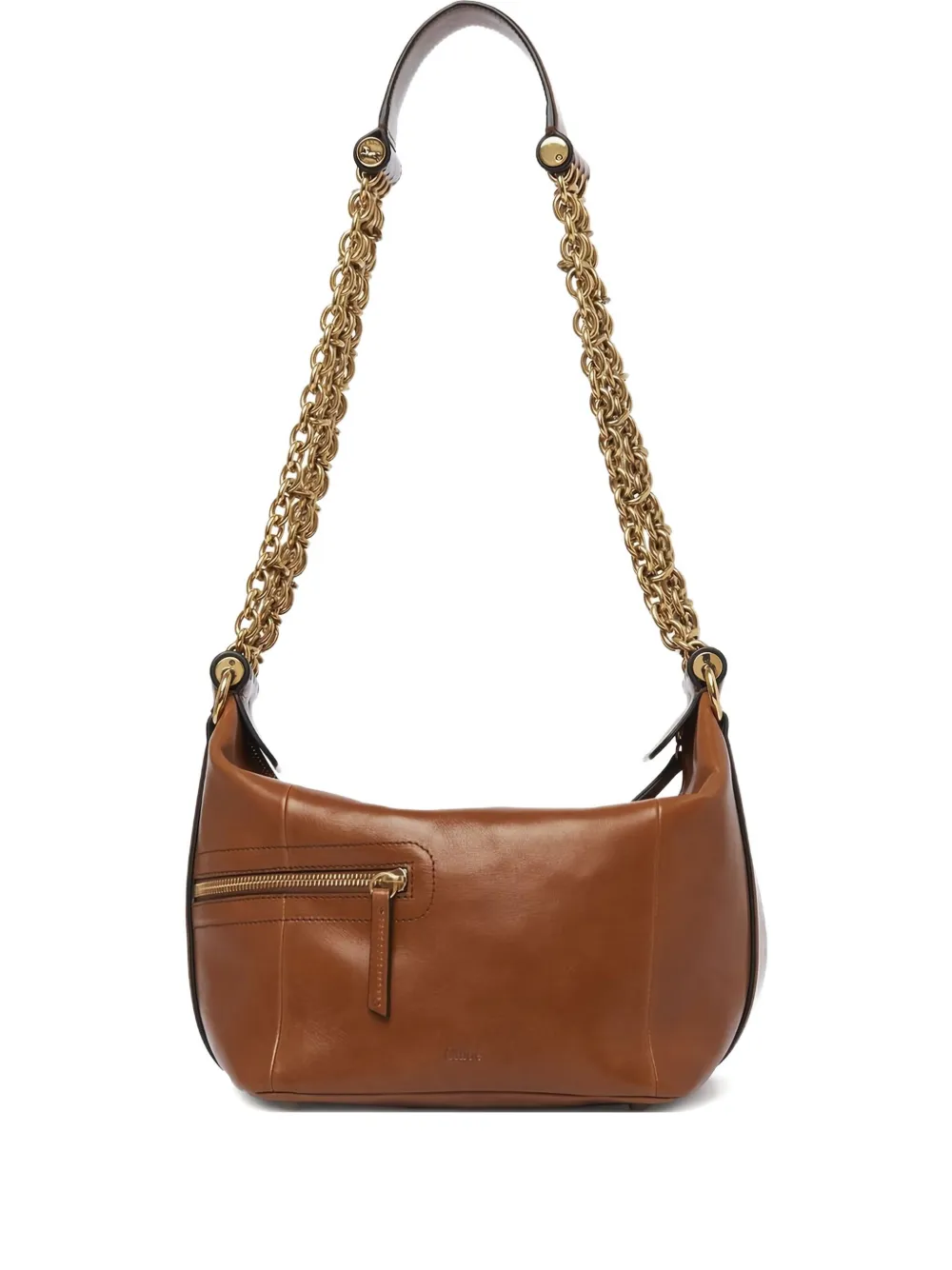 Кожаная сумка с цепочной отделкой CHLOÉ, коричневый
Кожаная сумка с цепочной отделкой CHLOÉ, коричневый