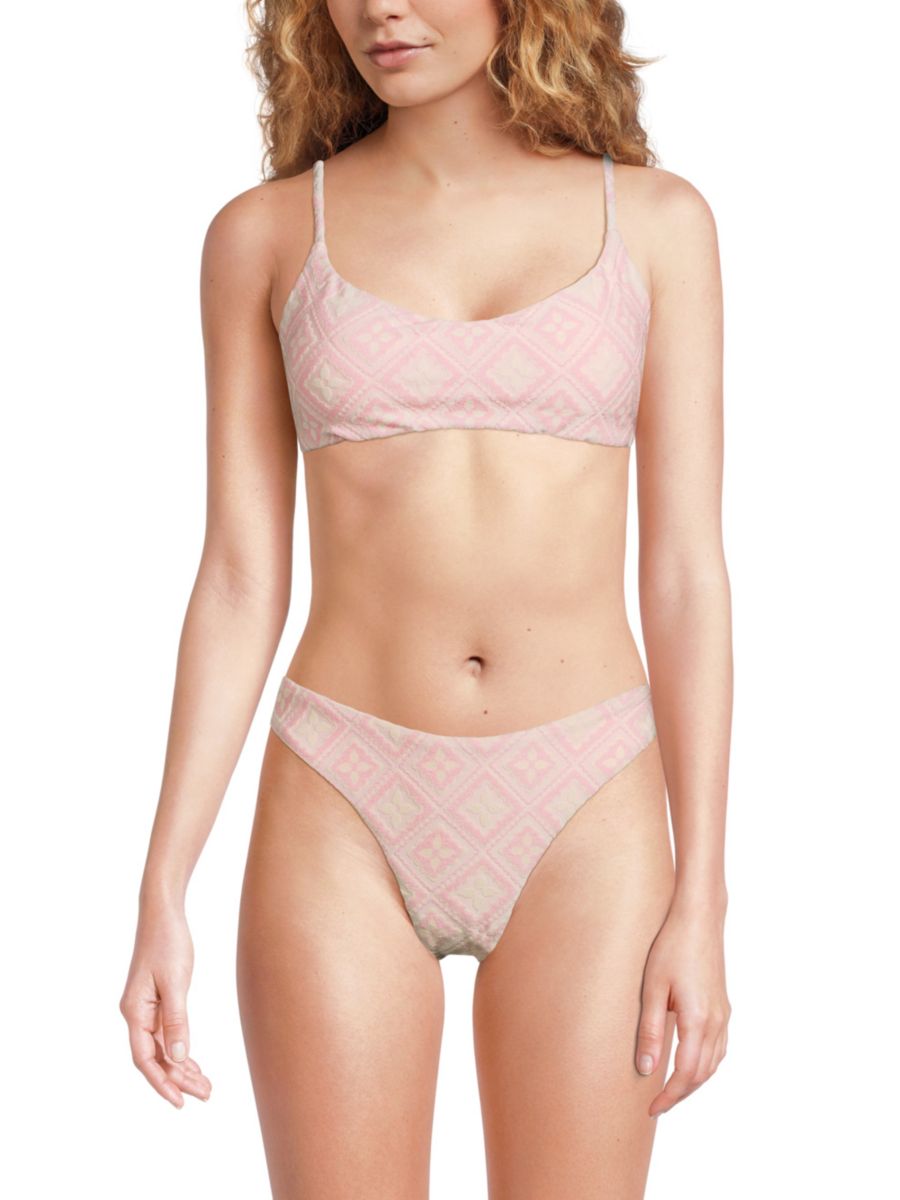 Текстурированный топ-бикини-бралетт Red Carter, розовый/мульти
Текстурированный топ-бикини-бралетт Red Carter, розовый/мульти