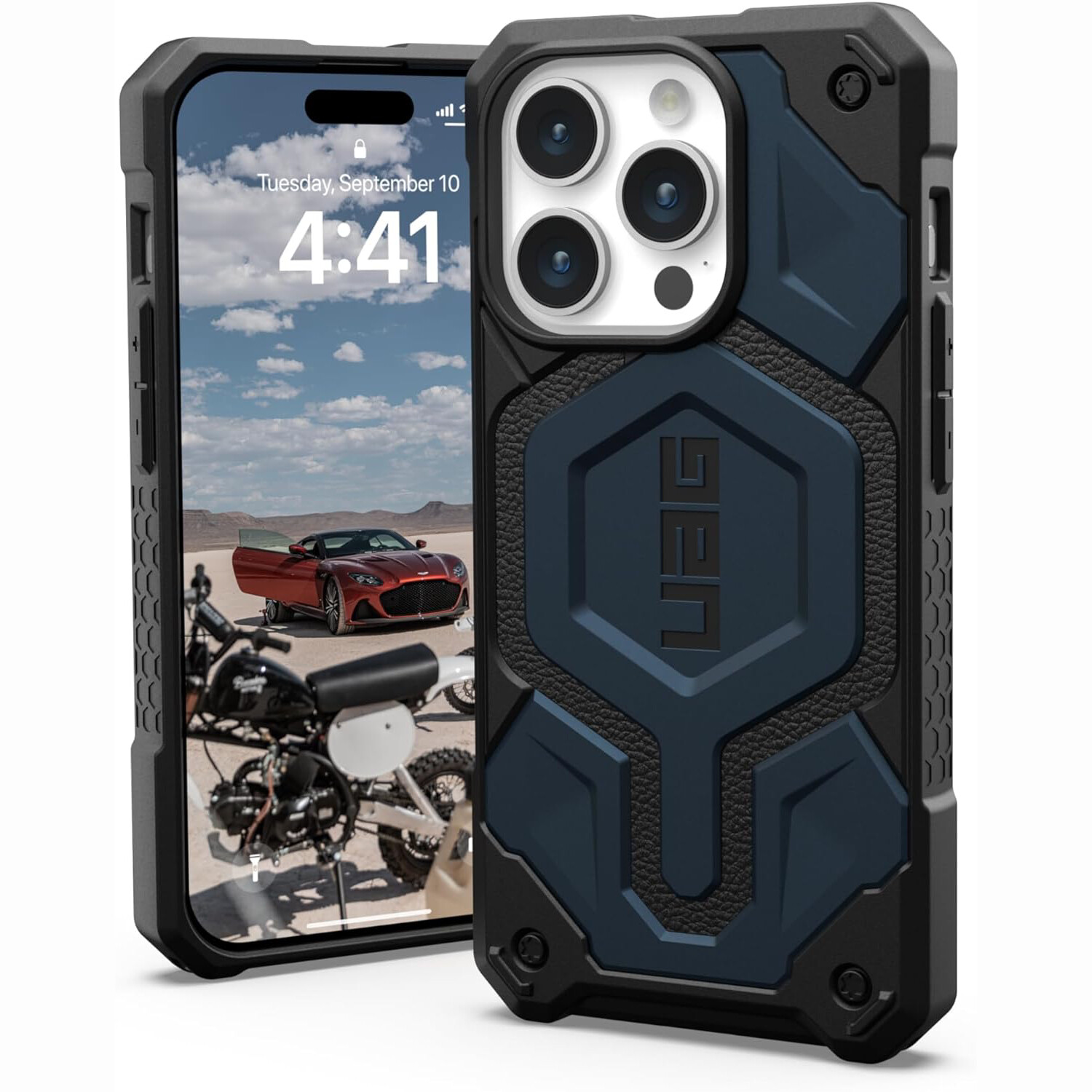 Чехол UAG Monarch Pro для iPhone 15 Pro, Mallard, Синий, Чехол UAG Monarch Pro для iPhone 15 Pro, Mallard
Чехол UAG Monarch Pro для iPhone 15 Pro, Mallard, Синий, Чехол UAG Monarch Pro для iPhone 15 Pro, Mallard