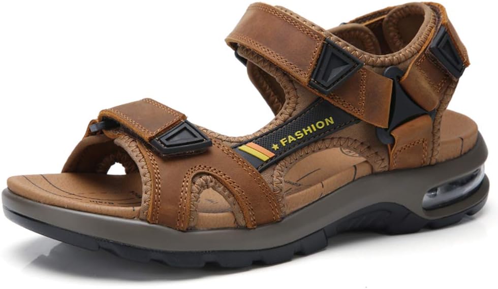 Мужские сандалии-рыбацкие с закрытым носком из кожи UPIShi, мягкие, для улицы, с регулируемой стелькой из пены с эффектом памяти, летние, коричневый
Мужские сандалии-рыбацкие с закрытым носком из кожи UPIShi, мягкие, для улицы, с регулируемой стелькой из пены с эффектом памяти, летние, коричневый