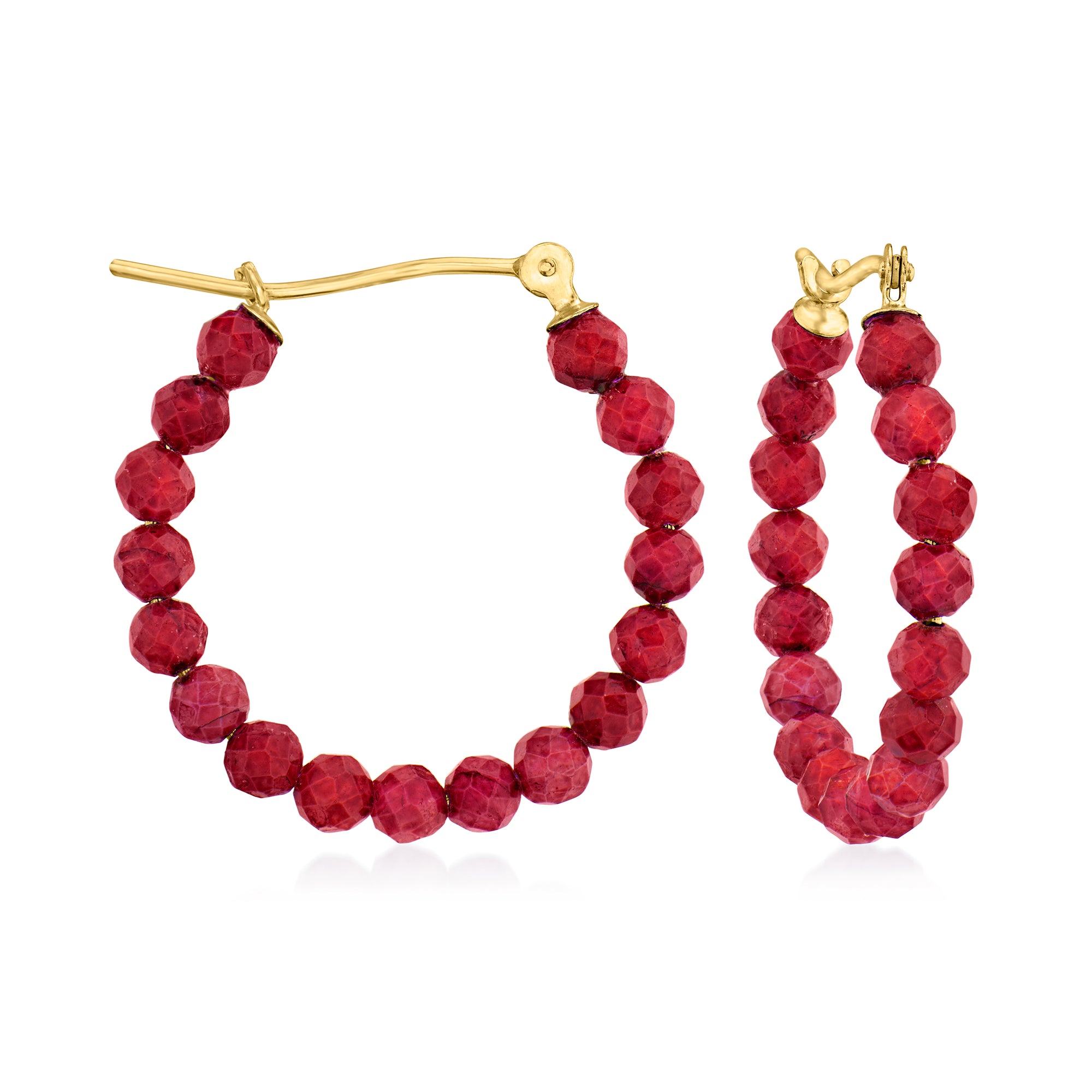 Серьги-кольца с рубиновыми бусинами Canaria из 10-каратного желтого золота Canaria Fine Jewelry, желтый
Серьги-кольца с рубиновыми бусинами Canaria из 10-каратного желтого золота Canaria Fine Jewelry, желтый