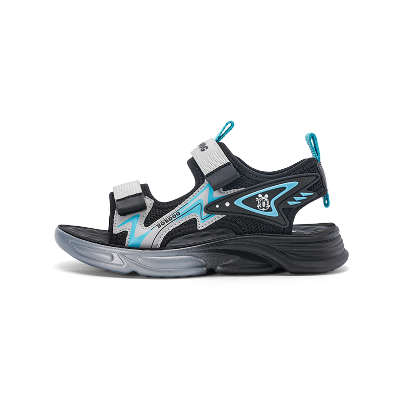 Сандалии детские с противоскользящей амортизацией и износостойкостью BOBDOG, черный/синий
Сандалии детские с противоскользящей амортизацией и износостойкостью BOBDOG, черный/синий