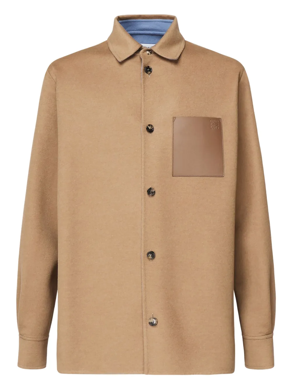Куртка-рубашка с накладными карманами Loewe, коричневый
Куртка-рубашка с накладными карманами Loewe, коричневый