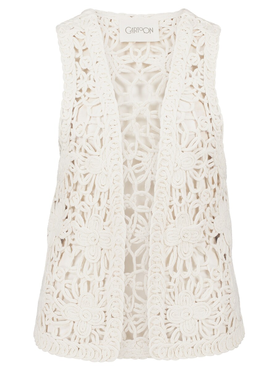 Вязаный кардиган Cartoon, бежевый
Вязаный кардиган Cartoon, бежевый