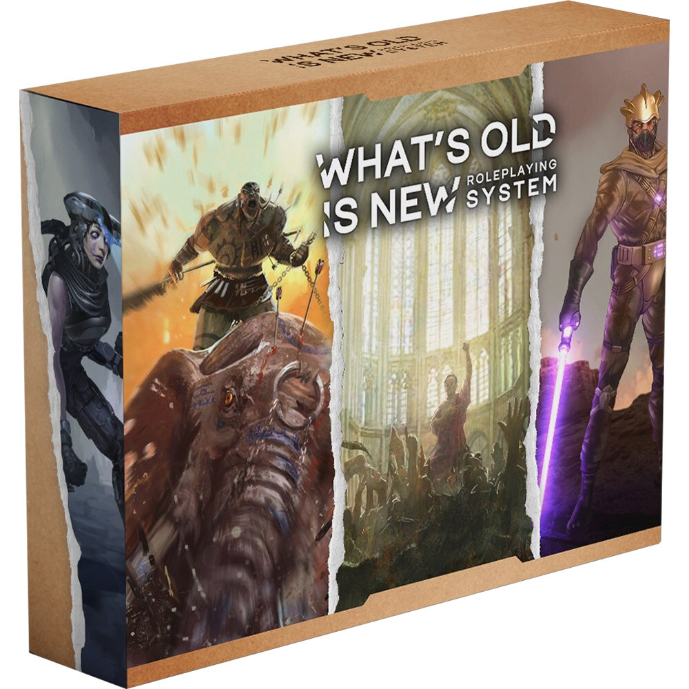 Ролевая игра Modiphius Entertainment What's Old Is New RPG: Starter Box 
Ролевая игра Modiphius Entertainment What's Old Is New RPG: Starter Box