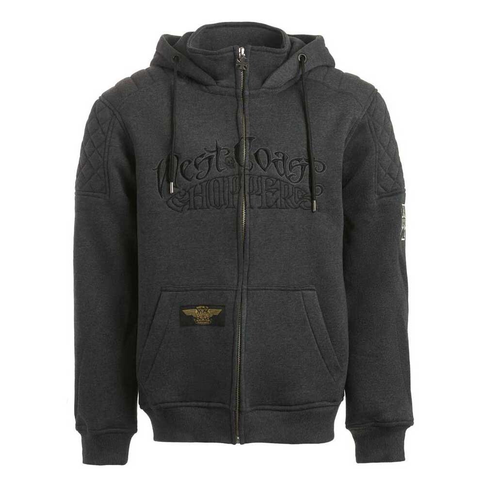 Толстовка West Coast Choppers Choppers Por Vida Full Zip, серый
Толстовка West Coast Choppers Choppers Por Vida Full Zip, серый