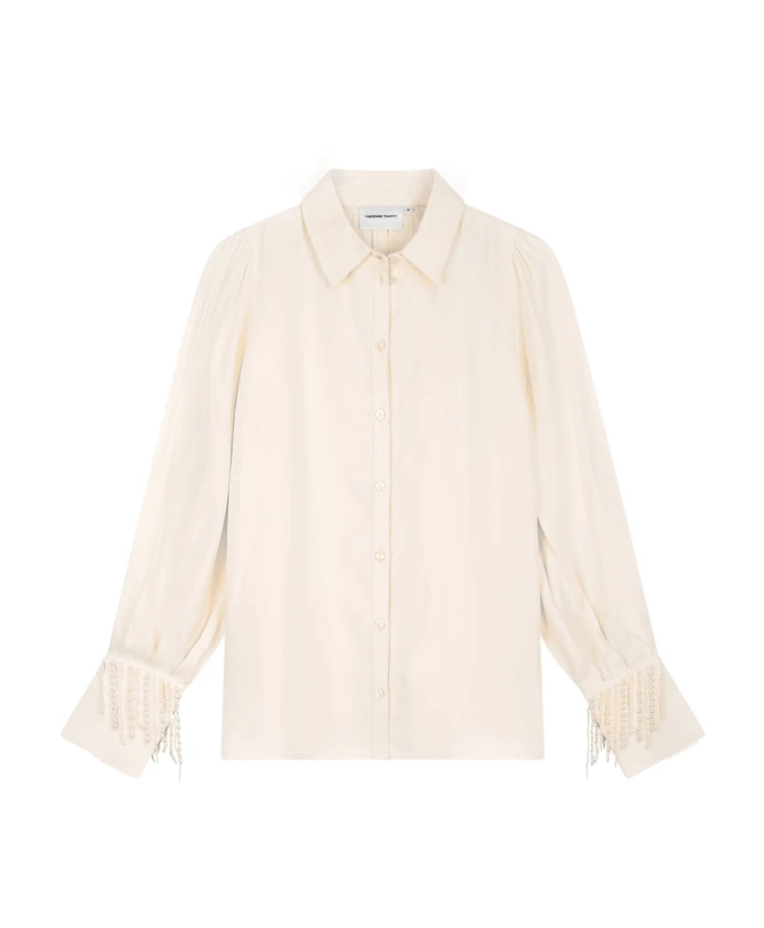 Блузка с жемчугом Fabienne Chapot, бежевый
Блузка с жемчугом Fabienne Chapot, бежевый