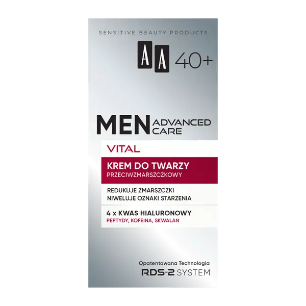 Крем для лица против морщин 40+, 50 мл Aa Men advanced care
Крем для лица против морщин 40+, 50 мл Aa Men advanced care