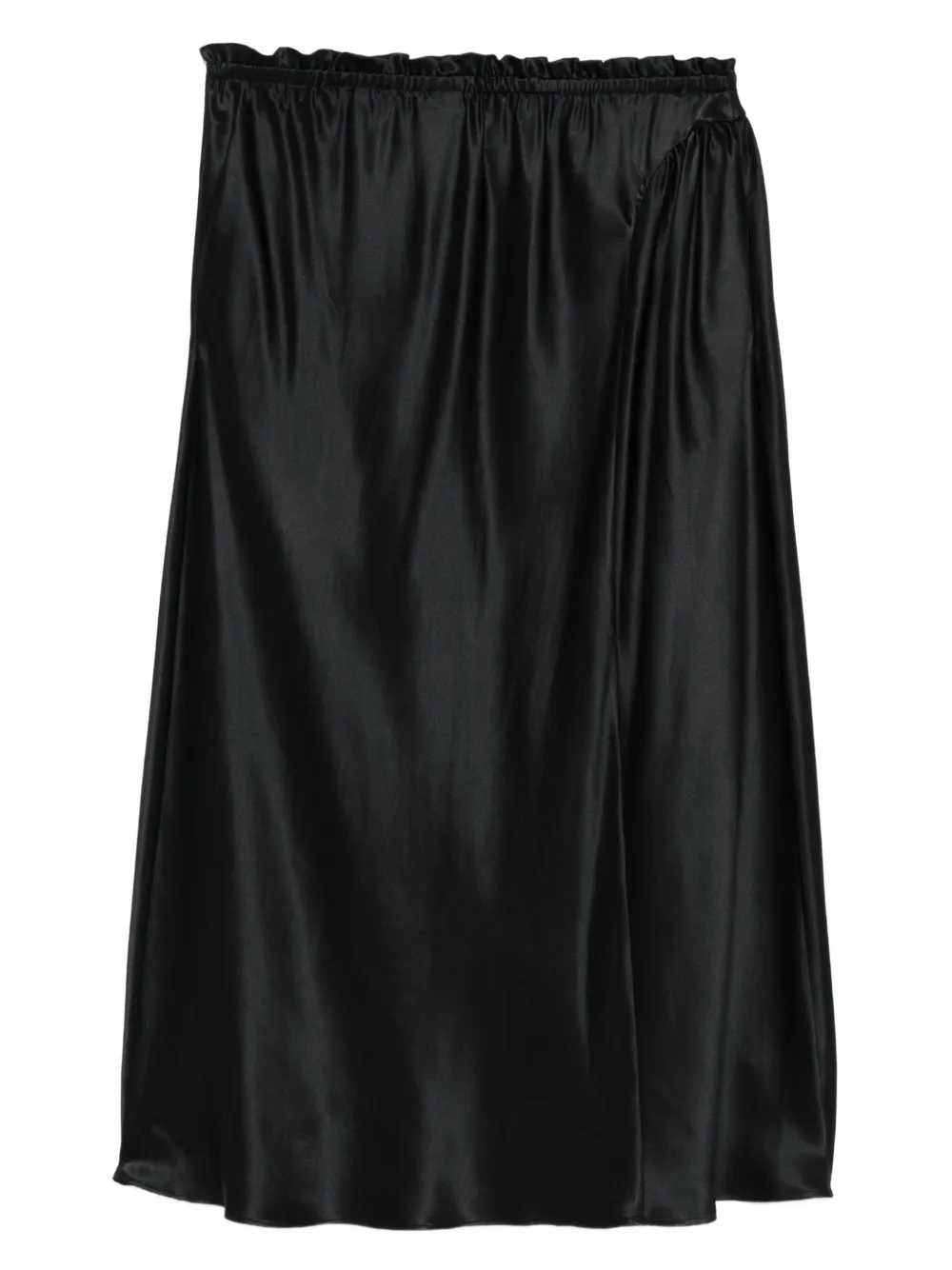 Шелковая юбка с оборками Simone Rocha, черный
Шелковая юбка с оборками Simone Rocha, черный