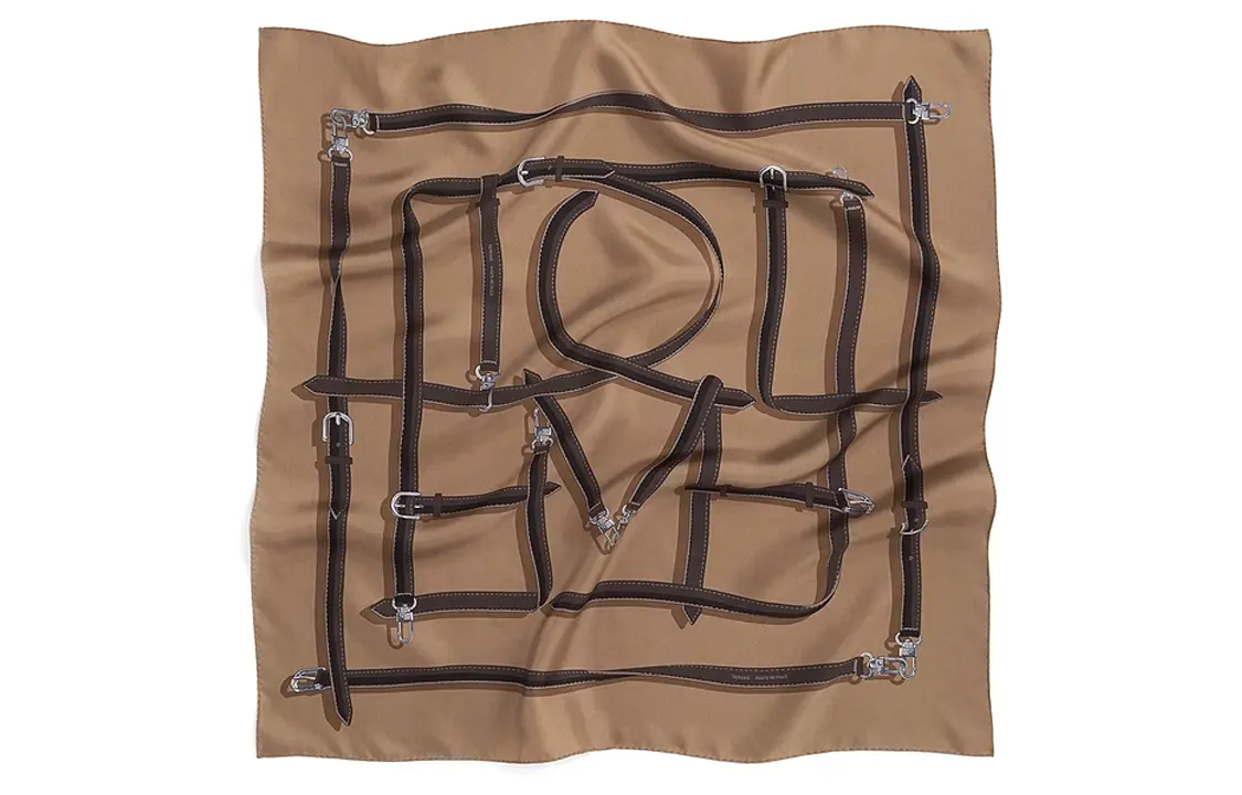 TOTEME Пояс с застёжкой из шёлкового шарфа, Brown
TOTEME Пояс с застёжкой из шёлкового шарфа, Brown