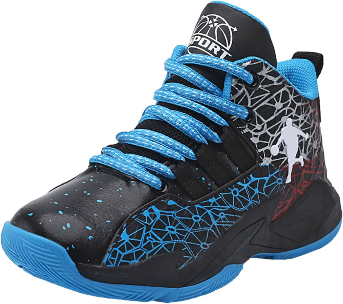 Противоскользящие и износостойкие детские баскетбольные кроссовки Ucilxi, черный/синий
Противоскользящие и износостойкие детские баскетбольные кроссовки Ucilxi, черный/синий