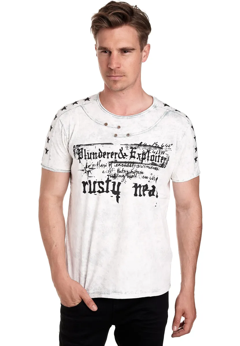 Пятнистая футболка Rusty Neal, белый
Пятнистая футболка Rusty Neal, белый