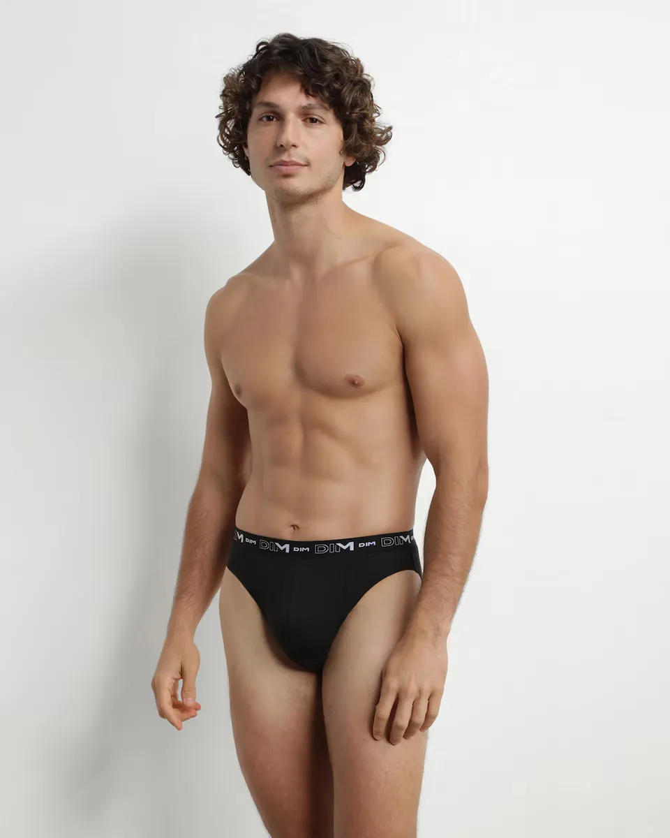 Упаковка из 2 базовых трусов из эластичного хлопка для максимального комфорта Dim, черный
Упаковка из 2 базовых трусов из эластичного хлопка для максимального комфорта Dim, черный