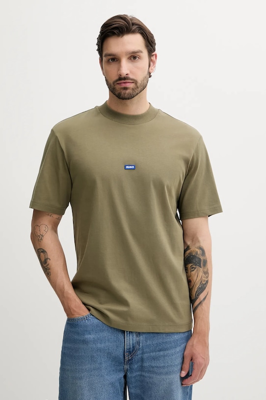 Хлопковая футболка Hugo Blue, зеленый
Хлопковая футболка Hugo Blue, зеленый