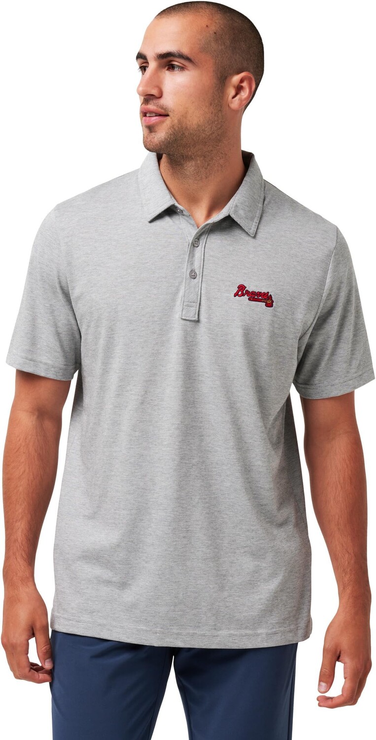 Поло TravisMathew Atlanta Braves The Zinna Polo, цвет Heather Grey
Поло TravisMathew Atlanta Braves The Zinna Polo, цвет Heather Grey