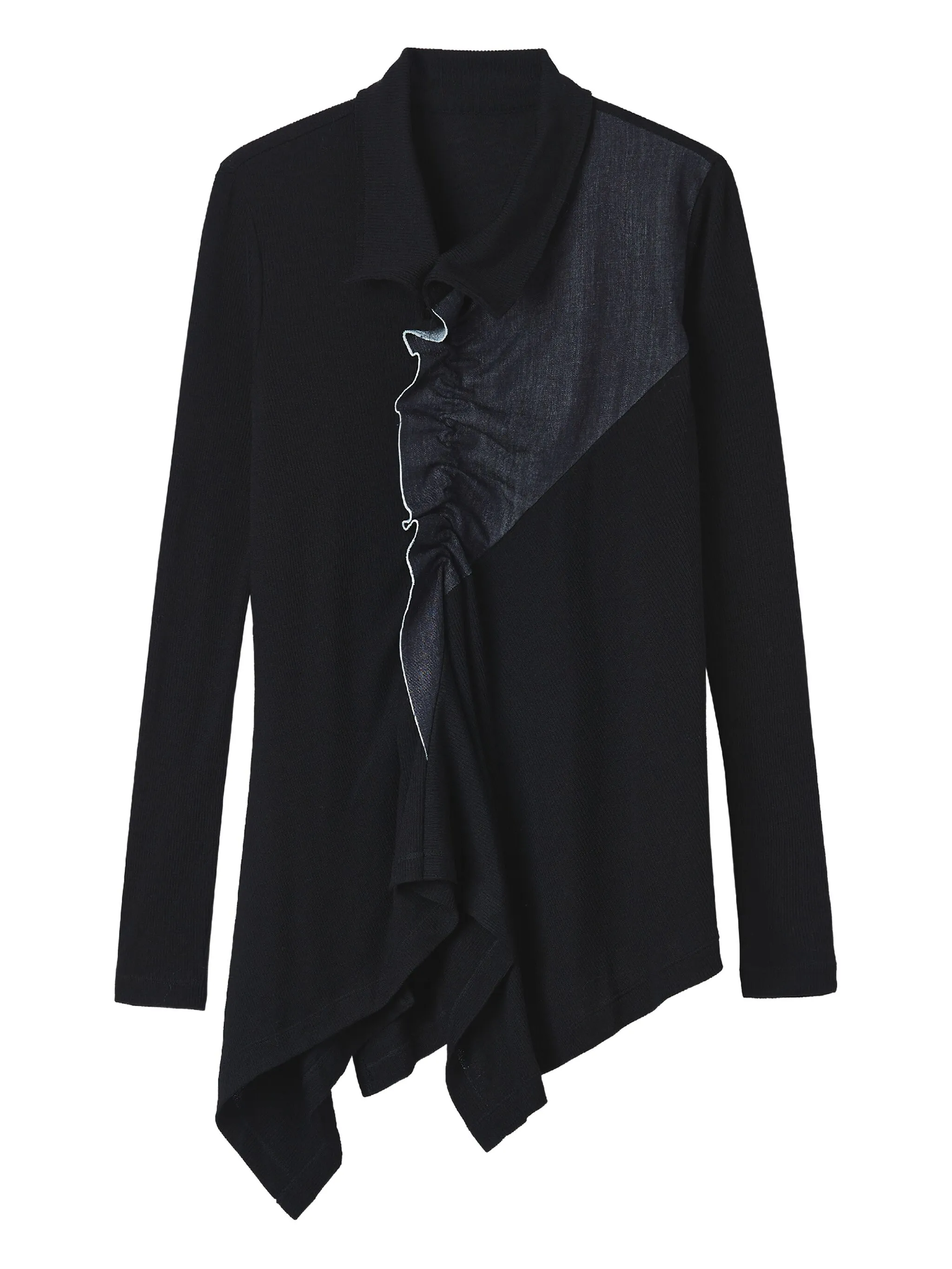 Блузка асимметричного кроя Y'S, синий
Блузка асимметричного кроя Y'S, синий