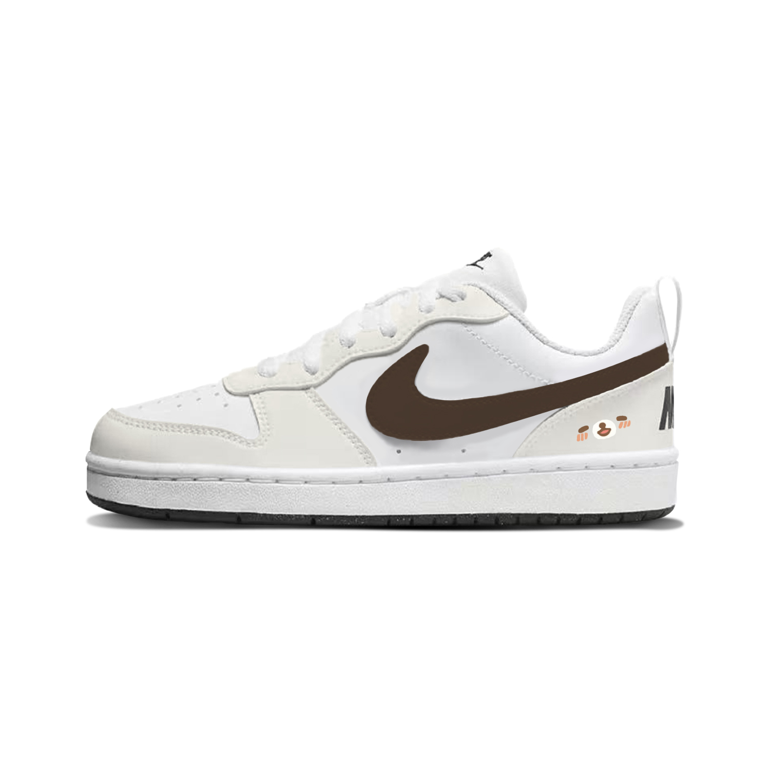 Nike Court Borough Milk Brown Bear устойчивые к истиранию низкие скейтборд-кроссовки Brown Kids'
Nike Court Borough Milk Brown Bear устойчивые к истиранию низкие скейтборд-кроссовки Brown Kids'