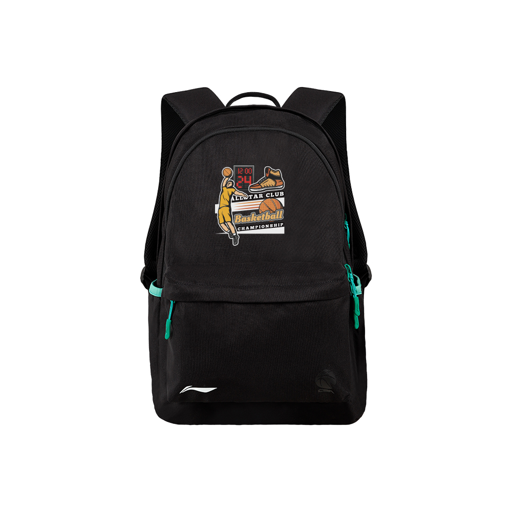 LINING Полиэстеровый рюкзак унисекс черный, Black Basketball Moments
LINING Полиэстеровый рюкзак унисекс черный, Black Basketball Moments