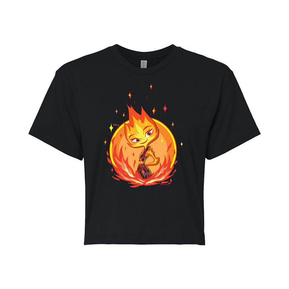 Укороченная футболка с рисунком Elemental Ember Juniors от Disney/Pixar, черный
Укороченная футболка с рисунком Elemental Ember Juniors от Disney/Pixar, черный
