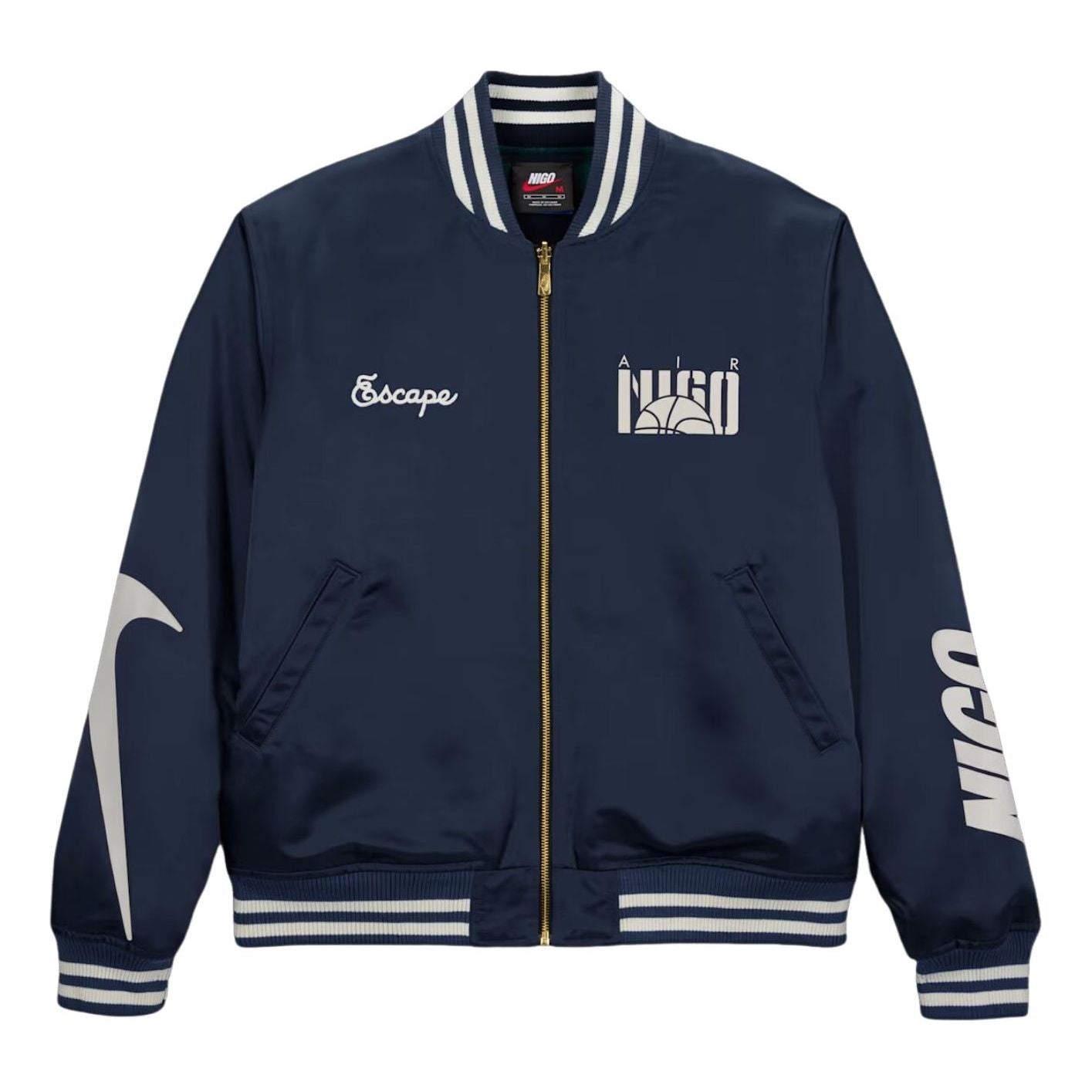 Сувенирная куртка Nike x NIGO 'Midnight Navy Black'
Сувенирная куртка Nike x NIGO 'Midnight Navy Black'