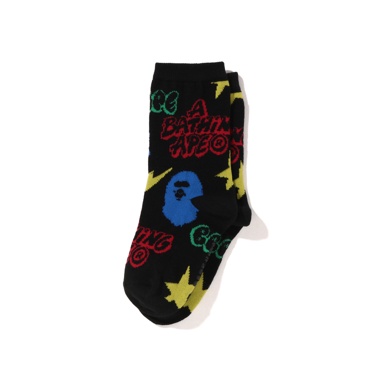 Носки 1 упаковка для детей 3-7 лет A BATHING APE, черный
Носки 1 упаковка для детей 3-7 лет A BATHING APE, черный