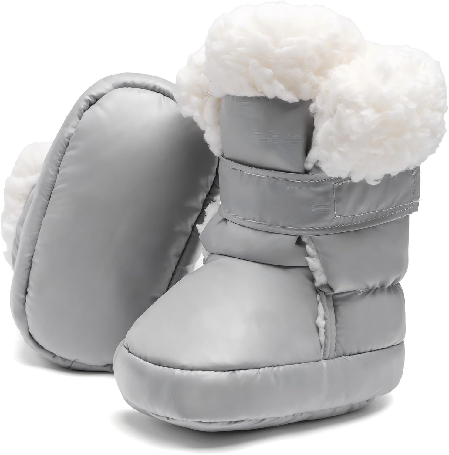 Новорожденные мальчики и девочки плюшевые ботиночки с мягкой подошвой, регулируемые зимние теплые снегоступы, ботиночки для кроватки для детей от 0 до 18 месяцев Zoolar, A1/Grey
Новорожденные мальчики и девочки плюшевые ботиночки с мягкой подошвой, регулируемые зимние теплые снегоступы, ботиночки для кроватки для детей от 0 до 18 месяцев Zoolar, A1/Grey