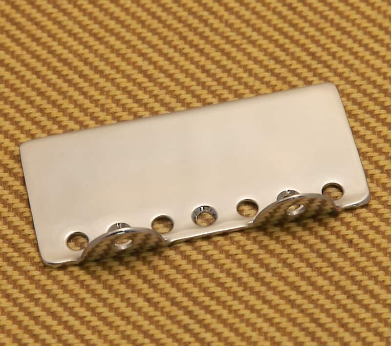 009-6198-049 Подлинная пластина бриджа Fender USA Chrome 51 P Precision Bass/Tele 009-6198-000 Genuine Fender USA Chrome 51 P Bass/Tele Bridge Plate
009-6198-049 Подлинная пластина бриджа Fender USA Chrome 51 P Precision Bass/Tele 009-6198-000 Genuine Fender USA Chrome 51 P Bass/Tele Bridge Plate