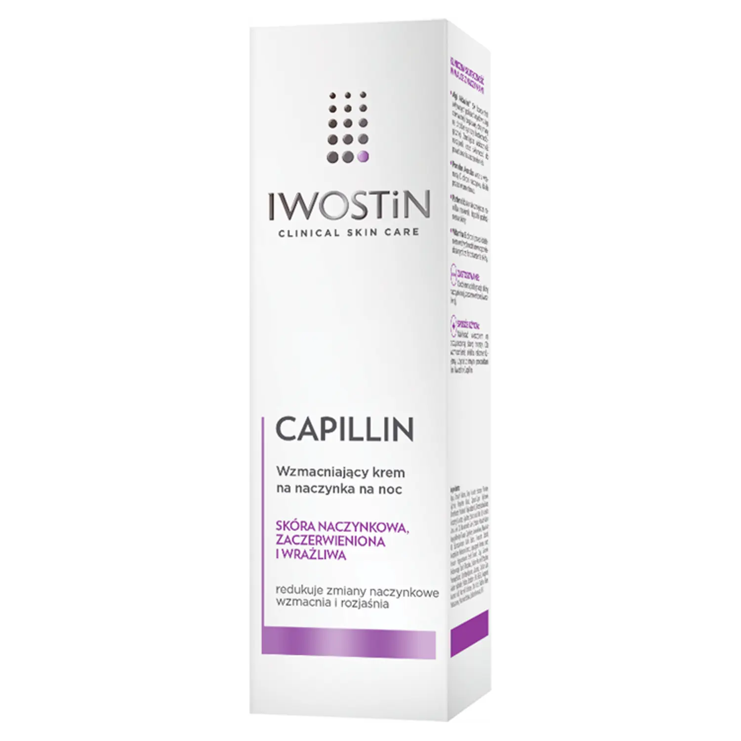 Iwostin Capillin укрепляющий крем для капилляров лица на ночь, 40 мл
Iwostin Capillin укрепляющий крем для капилляров лица на ночь, 40 мл