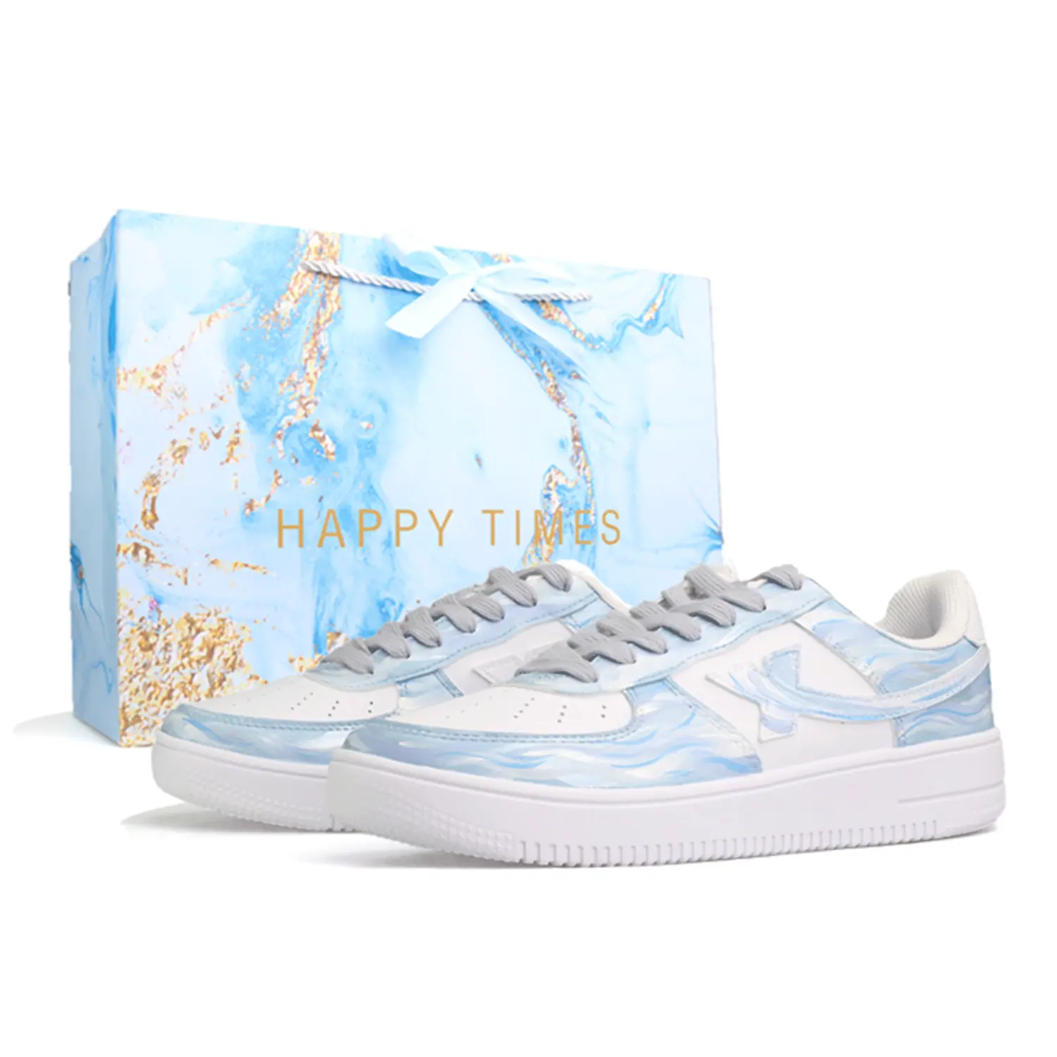 XTEP Эйр Форс Ван легкие дышащие нескользящие лоу-топ скейтборд кроссовки унисекс синий белый, цвет Blue White (Shopping Bag)
XTEP Эйр Форс Ван легкие дышащие нескользящие лоу-топ скейтборд кроссовки унисекс синий белый, цвет Blue White (Shopping Bag)